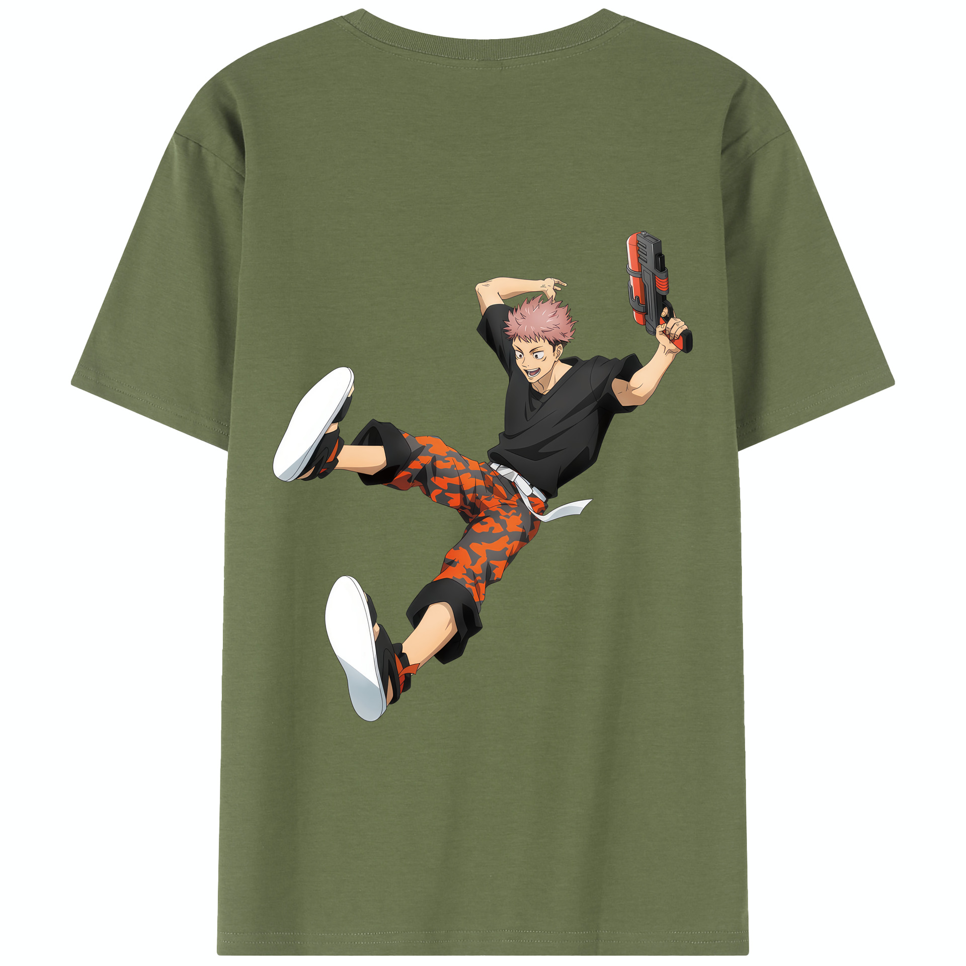 （画像用） 呪術廻戦 Jujutsu Kaisen 綿100％半袖Tシャツ（背面プリント）